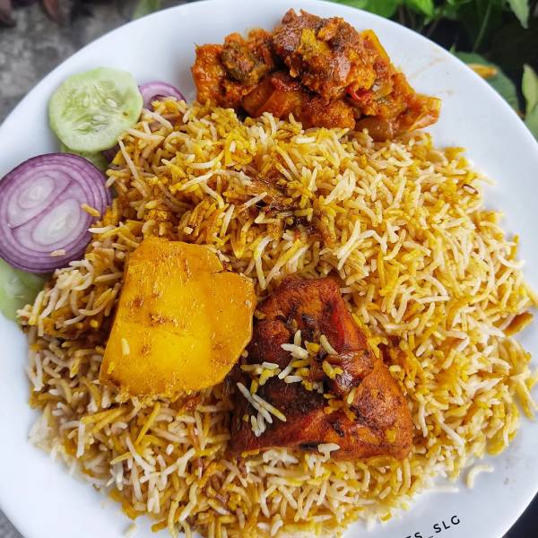 chilli chicken biryani